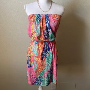 Lilly Pulitzer Pleated Tube Dress Size S